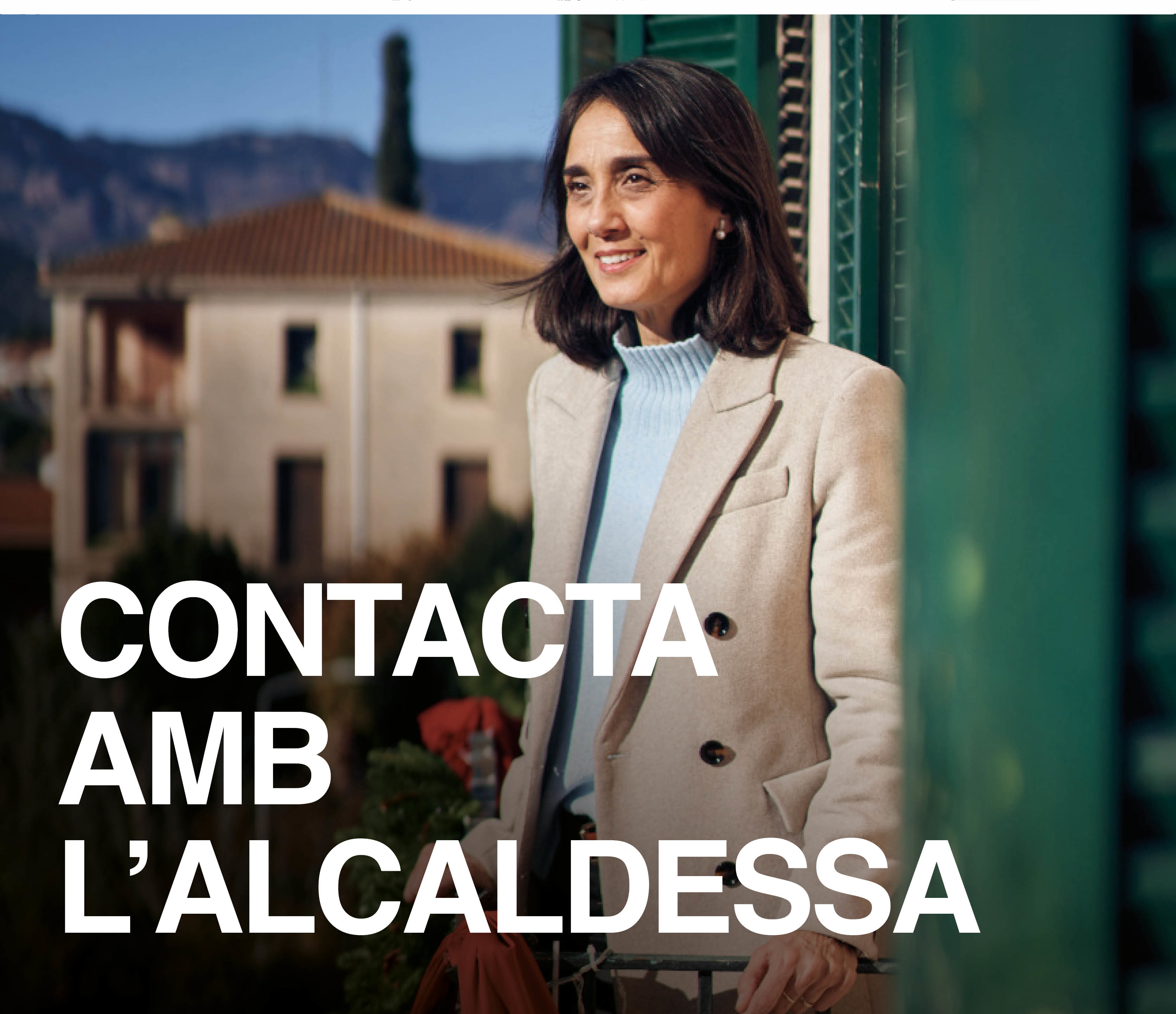 Contacta amb l'alcaldessa