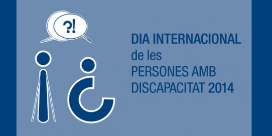 Imatge del Dia Internacional de les Persones amb Discapacitat.