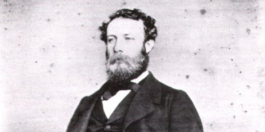 Jules Verne, autor de "Viatge al centre de la terra".