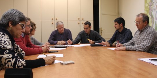 Imatge d'un moment de la reunió.