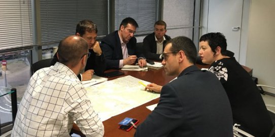 Imatge d'un moment de la reunió.