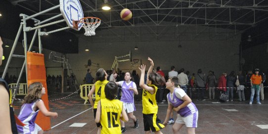 Imatge d'una edició anterior de la Festa de les Escoles de Bàsquet.