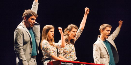 El Quartet Mèlt va tancar les propostes de la temporada de teatre i música de l'Auditori el 21 d'abril passat.
