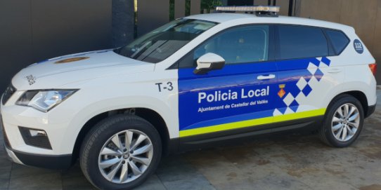 Imatge del nou Seat Ateca que s'ha incorporat a la flota de vehicles de la Policia Local.