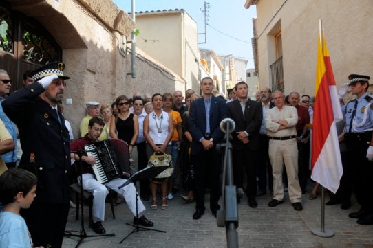 L'acte ha finalitzat amb el "Cant dels Segadors", Himne Nacional de Catalunya
