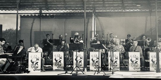 Imatge d'una actuació anterior de la Castellar Swing Band.