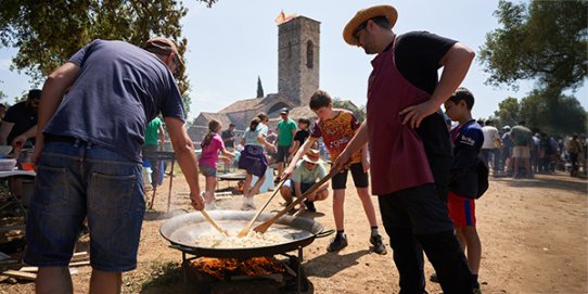 Uns dels participants en el concurs d'arrossos d'enguany. 