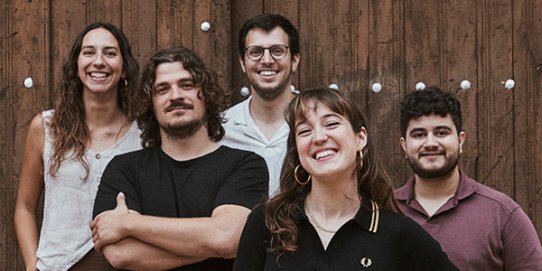 Laura Garriga i la seva banda. 