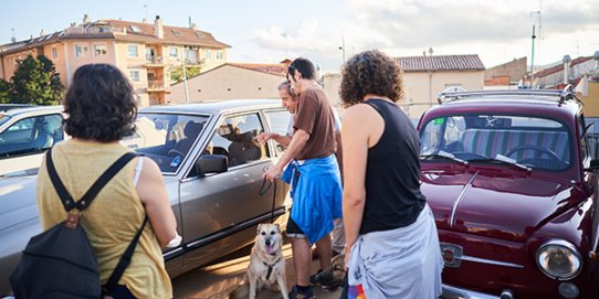 Una imatge de l'edició anterior de la trobada de vehicles històrics.