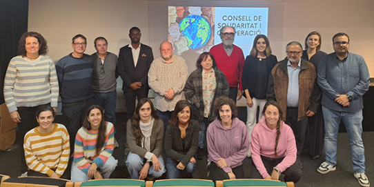 Foto dels assistents a l'acte. 