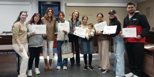 Imatge de l'acte de lliurament dels diplomes.