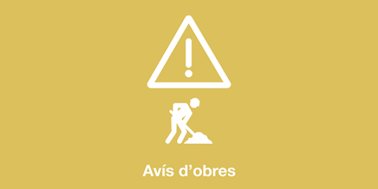 Avís d'obres.