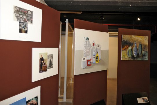 Imatge de l'exposició "Art a 4 Mans"