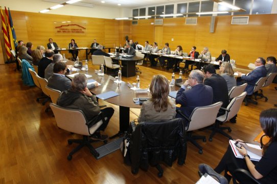 Imatge delConsell d'alcaldes i alcaldesses celebrat el 4 de novembre de 2011