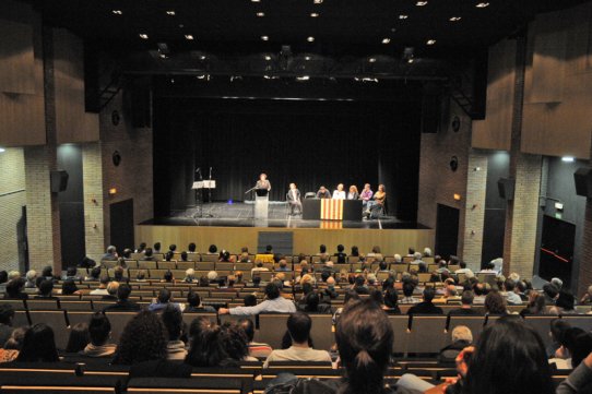 Imatge de l'Auditori en un moment de l'acte