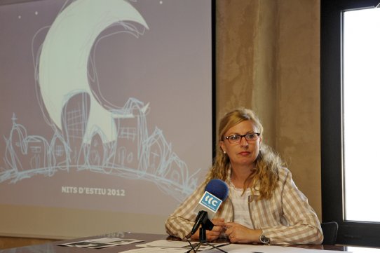La regidora de Cultura, Pepa Martínez, ha presentat avui la programació de les Nits d'Estiu 2012