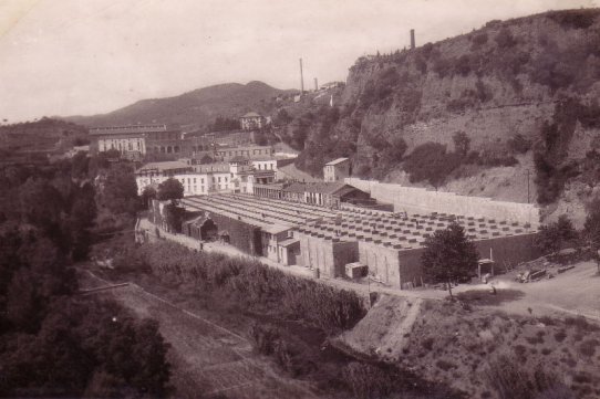 Imatge d'arxiu de la fàbrica Tolrà de Can Barba
