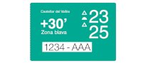 Es prorroga la validesa del distintiu de zona blava fins al 31 de desembre de 2026