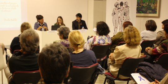 La xerrada va tenir lloc a la Sala Lluís Valls Areny d'El Mirador.