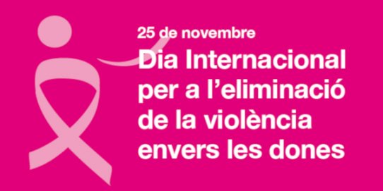 Imatge promocional del Dia contra la violència envers les dones.