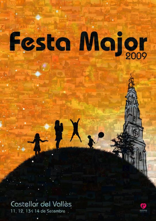 Cartell guanyador de la Festa Major 2009