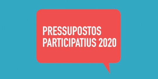Imatge promocional dels pressupostos participatius 2020.