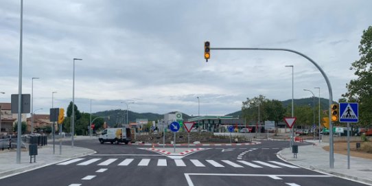 Rotonda de la carretera de Sabadell B-124