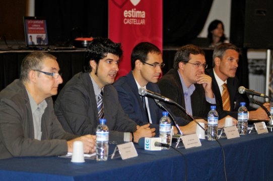D'esquerra a dreta, Joan Anton Juárez, Joan Creus, Ignasi Giménez, Eloi Tarrés i Juanjo S. Villalobos
