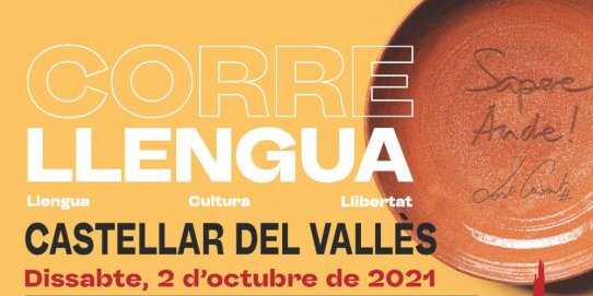Fragment del cartell promocional del Correllengua 2021.