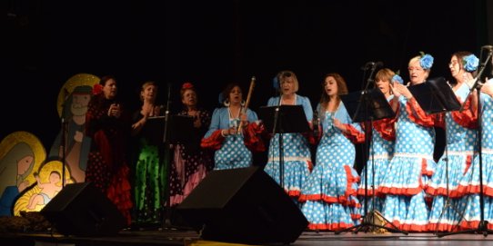 Imatge d'una actuació nadalenca i flamenca anterior a l'Auditori.