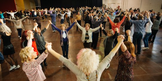 Imatge d'una edició anterior de l'Aplec de la Sardana.