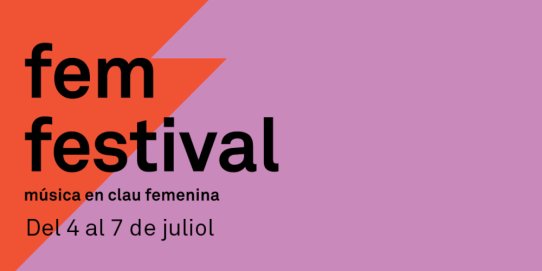 Fragment del cartell promocional del FemFestival 2024.