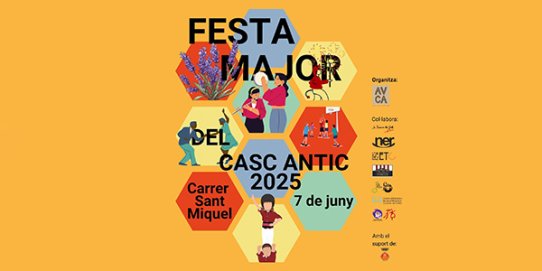 Cartell de la Festa Major del Casc Antic d'enguany.