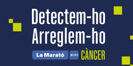 Fragment del cartell promocional de La Marató de 3Cat 2025.