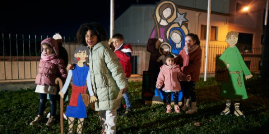 El Pessebre de Colònies i Esplai Xiribec d'un any anterior.