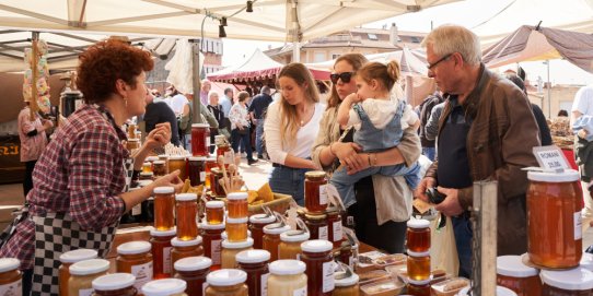 Fotografia d'una edició anterior de la diada de Sant Josep.