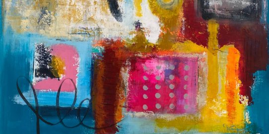 Fragment d'una obra de Montse Màiquez.