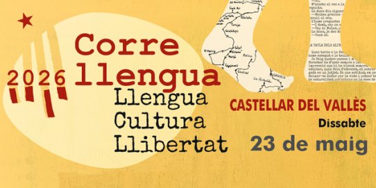 Fragment del cartell promocional del Correllengua 2026.