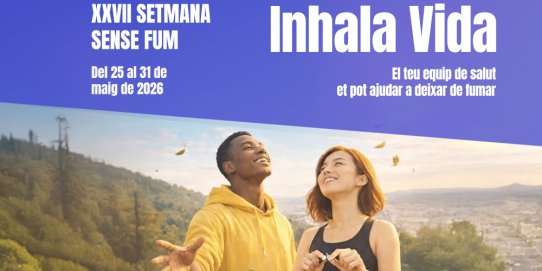 Fragment de la imatge de la Setmana Sense Fum 2026.