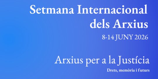 Fragment de la imatge promocional de la Setmana Internacional dels Arxius.
