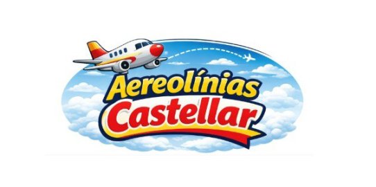 Cartell de l'obra "Aerolínies Castellar".