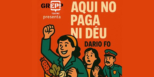 Part del cartell de l'obra.