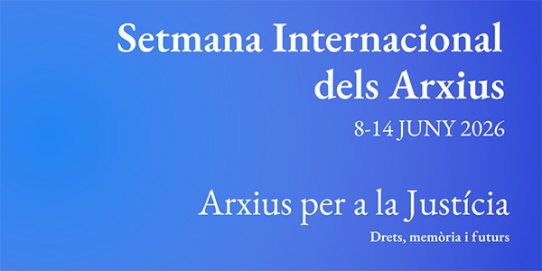 Imatge promocional del la Setmana Internacional dels Arxius.
