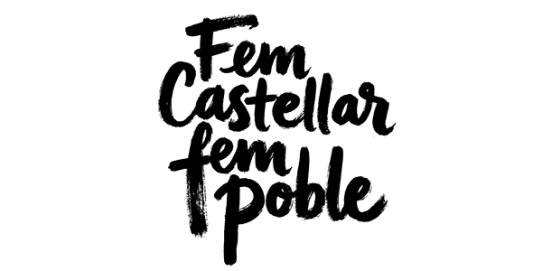 Logotip del lema “Fem Castellar, fem poble”.