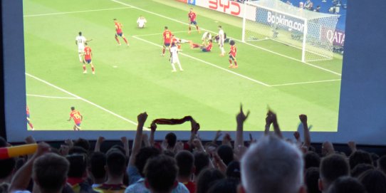 La final del Mundial de futbol entre les seleccions d'Espanya i Argentina es podrà seguir per pantalla gegant.