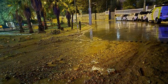 Una fotografia de les afectacions del passat dimecres, 16 de setembre.