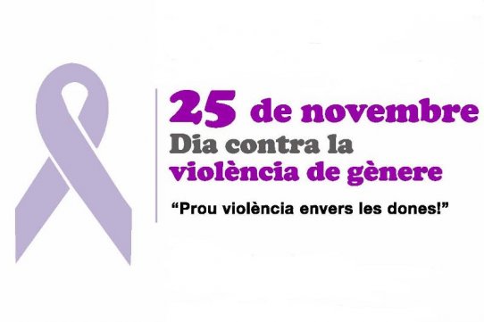 Imatge del Dia Mundial contra la Violència de Gènere 2013