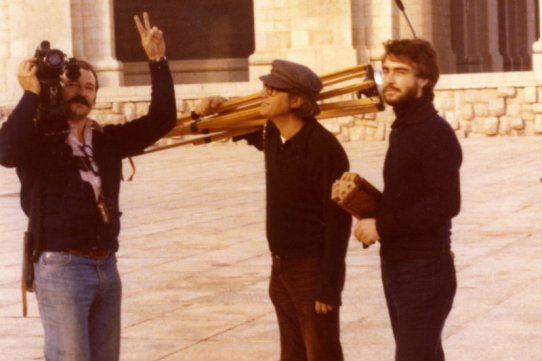 Manuel Esteban i Pere Portabella, a l'esquerra i al centre de la imatge, respectivament, assistiran a l'acte